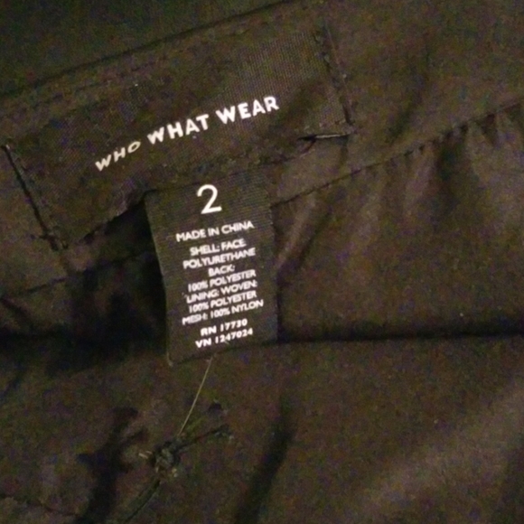 NWT Simulated Leather Skirt - Picture 5 of 8